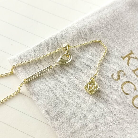 Elisa Cat Gold Iridescent Drusy Pendant Necklace - Kendra Scott - Picture 3 of 3